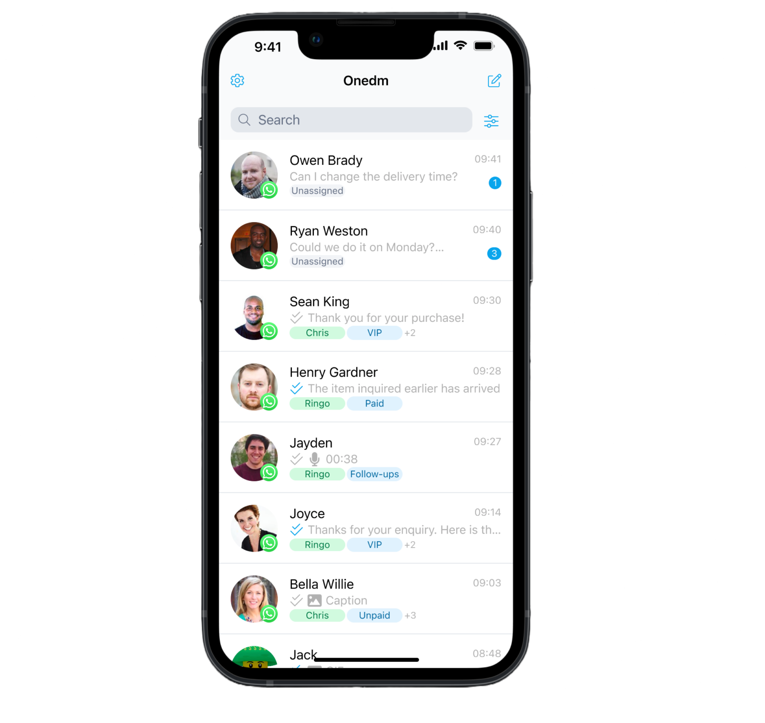 Onedm 系統示意圖